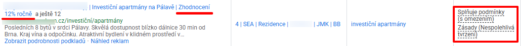 Inzerát omezený kvůli zásadě Nespolehlivá tvrzení (Google Ads)